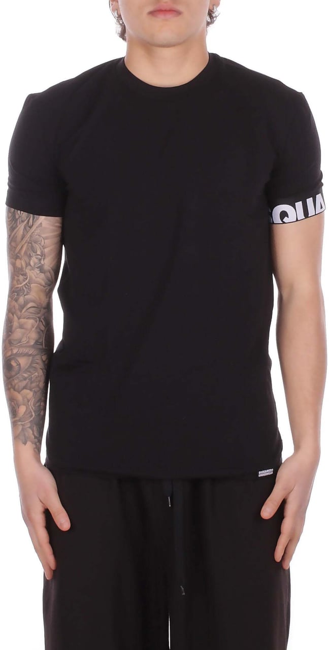 Dsquared2 T-Shirts And Polos Black Zwart