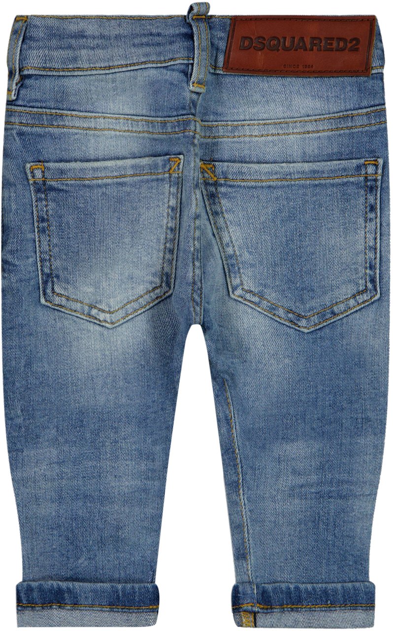 Dsquared2 Dsquared2 Baby Jongens Jeans In Licht Blauw Blauw