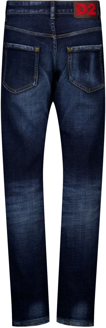 Dsquared2 Dsquared2 Stanislav Kinder Unisex Jeans In Blauw Blauw