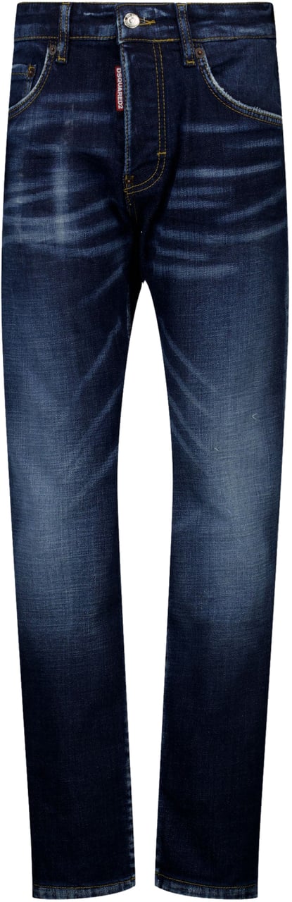 Dsquared2 Dsquared2 Stanislav Kinder Unisex Jeans In Blauw Blauw