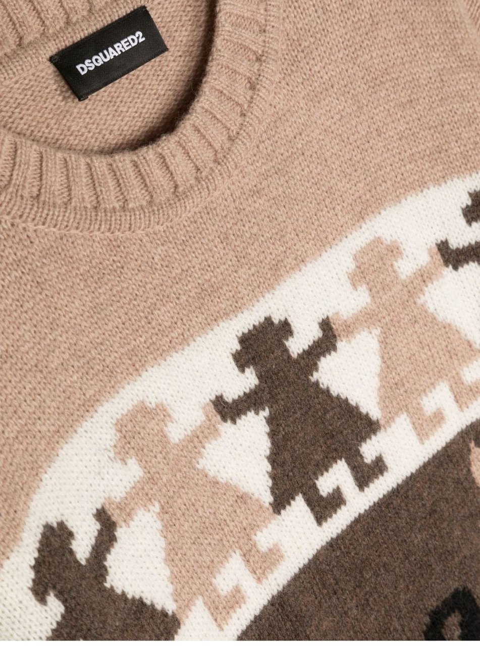 Dsquared2 maglia beige Beige