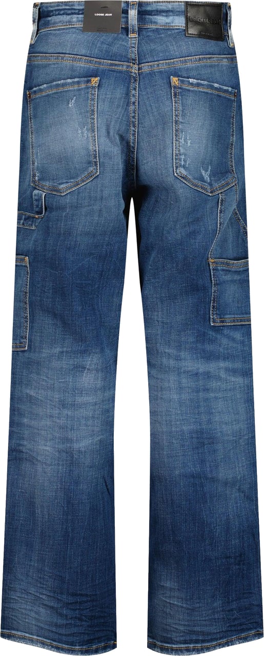 Dsquared2 Unisex Jeans Blauw Blauw