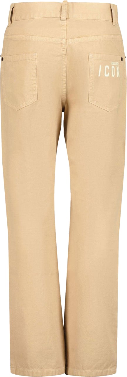 Dsquared2 Unisex Broek Beige Beige