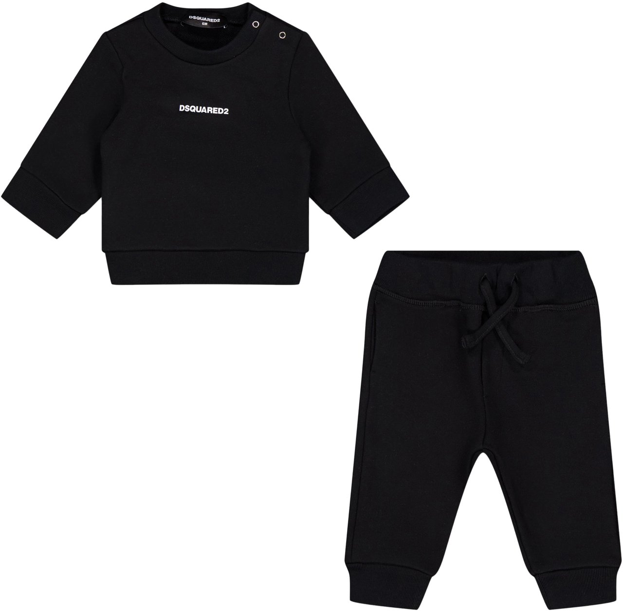 Dsquared2 Dsquared2 Baby Jongens Joggingpak In Zwart Zwart