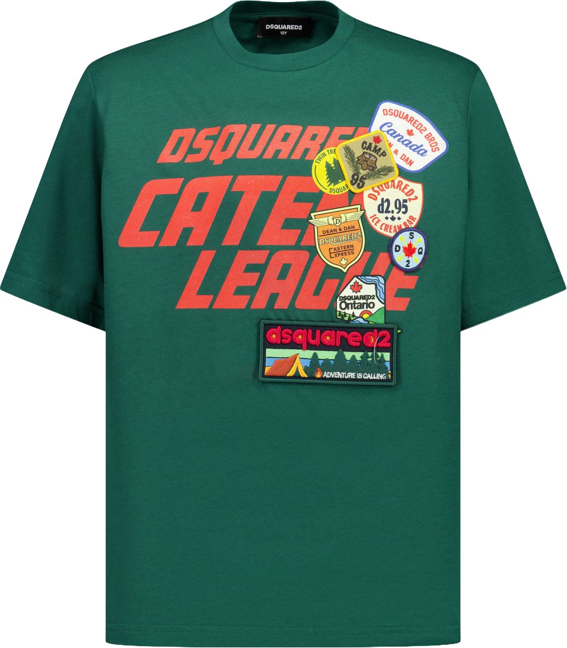 Dsquared2 Dsquared2 Kinder Jongens T-Shirt In Donker Groen Groen