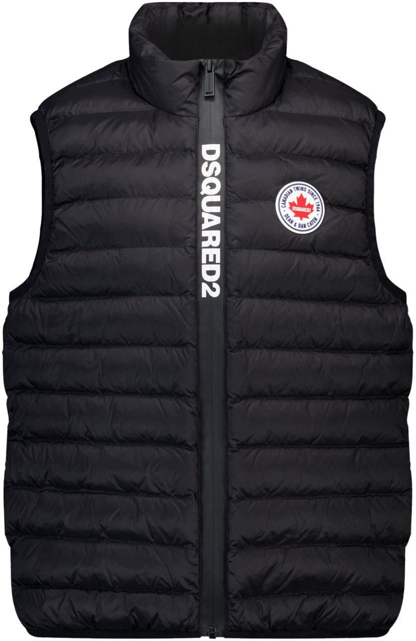 Dsquared2 Dsquared2 Kinder Jongens Bodywarmer In Zwart Zwart