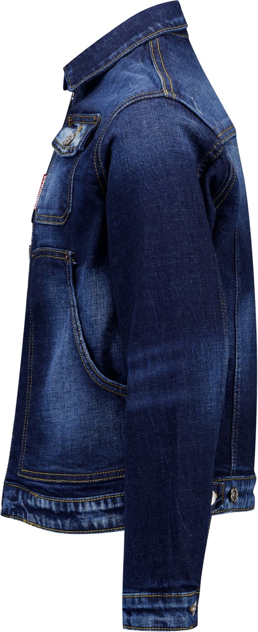 Dsquared2 Dsquared2 Kinder Jongens Spijkerjassen In Jeans Blauw