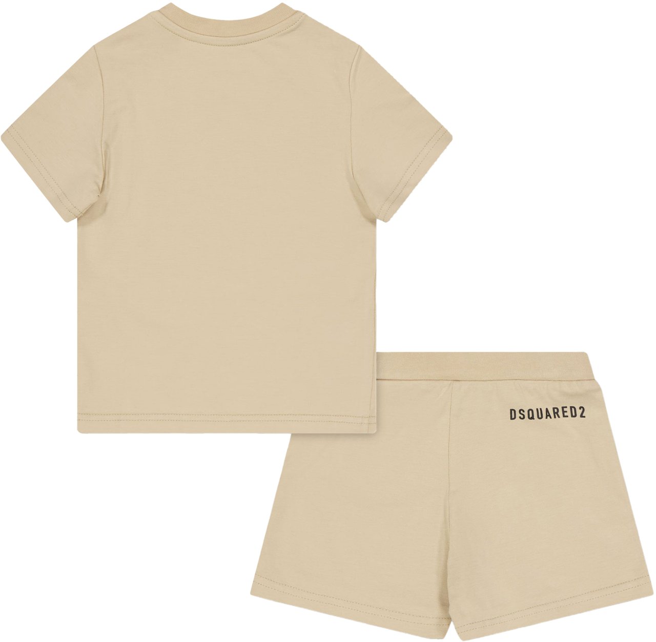 Dsquared2 Dsquared2 Baby Jongens Setje In Licht Beige Beige
