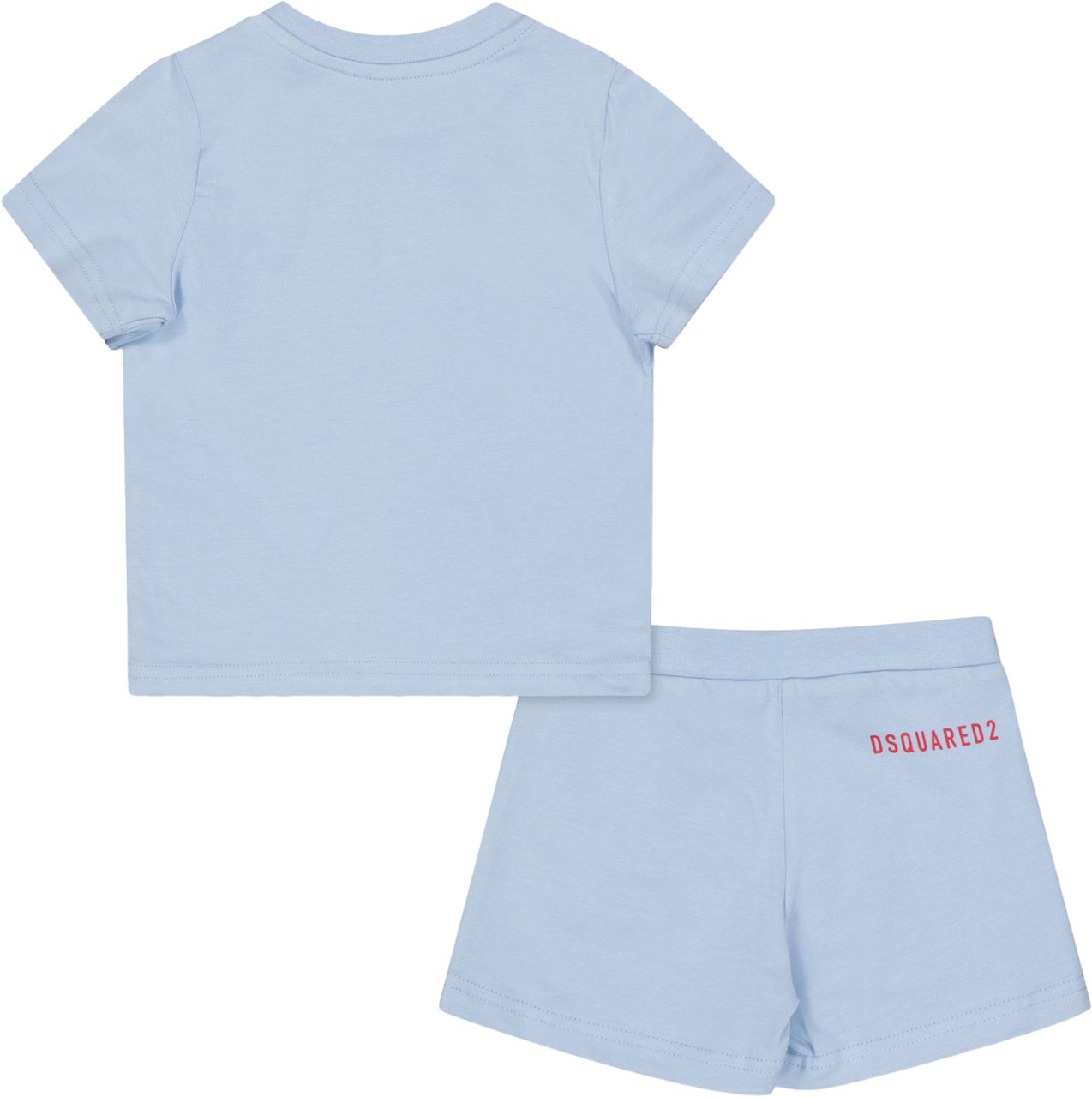 Dsquared2 Dsquared2 Baby Jongens Setje In Licht Blauw Blauw