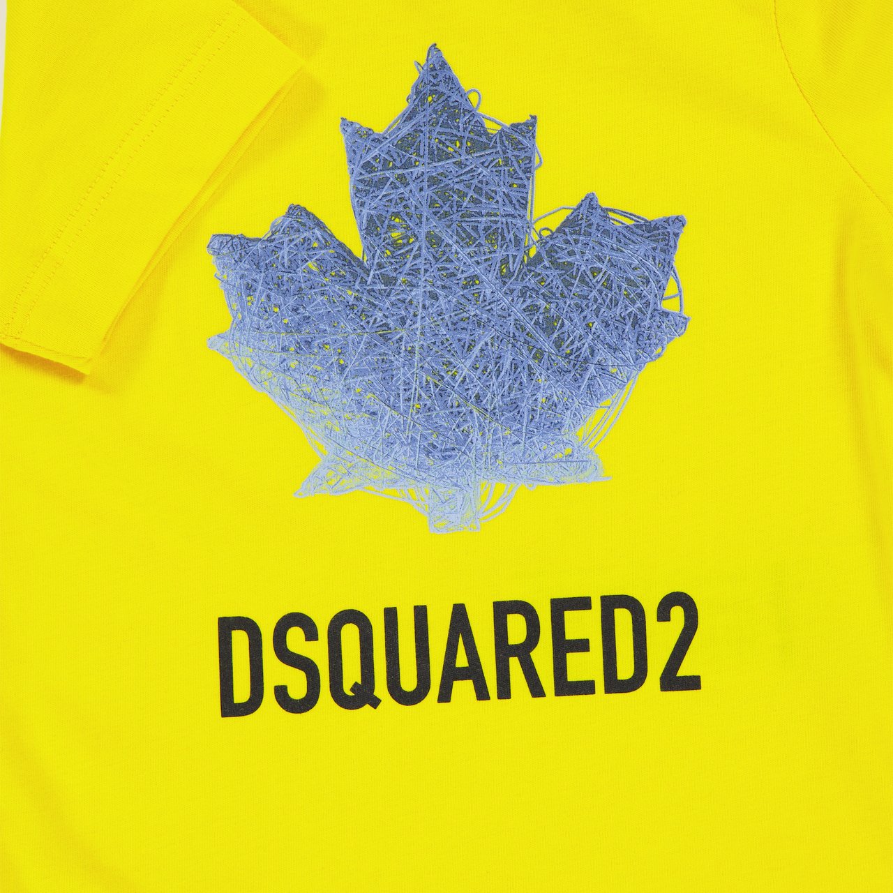 Dsquared2 Dsquared2 Baby Jongens T-Shirt In Geel Geel