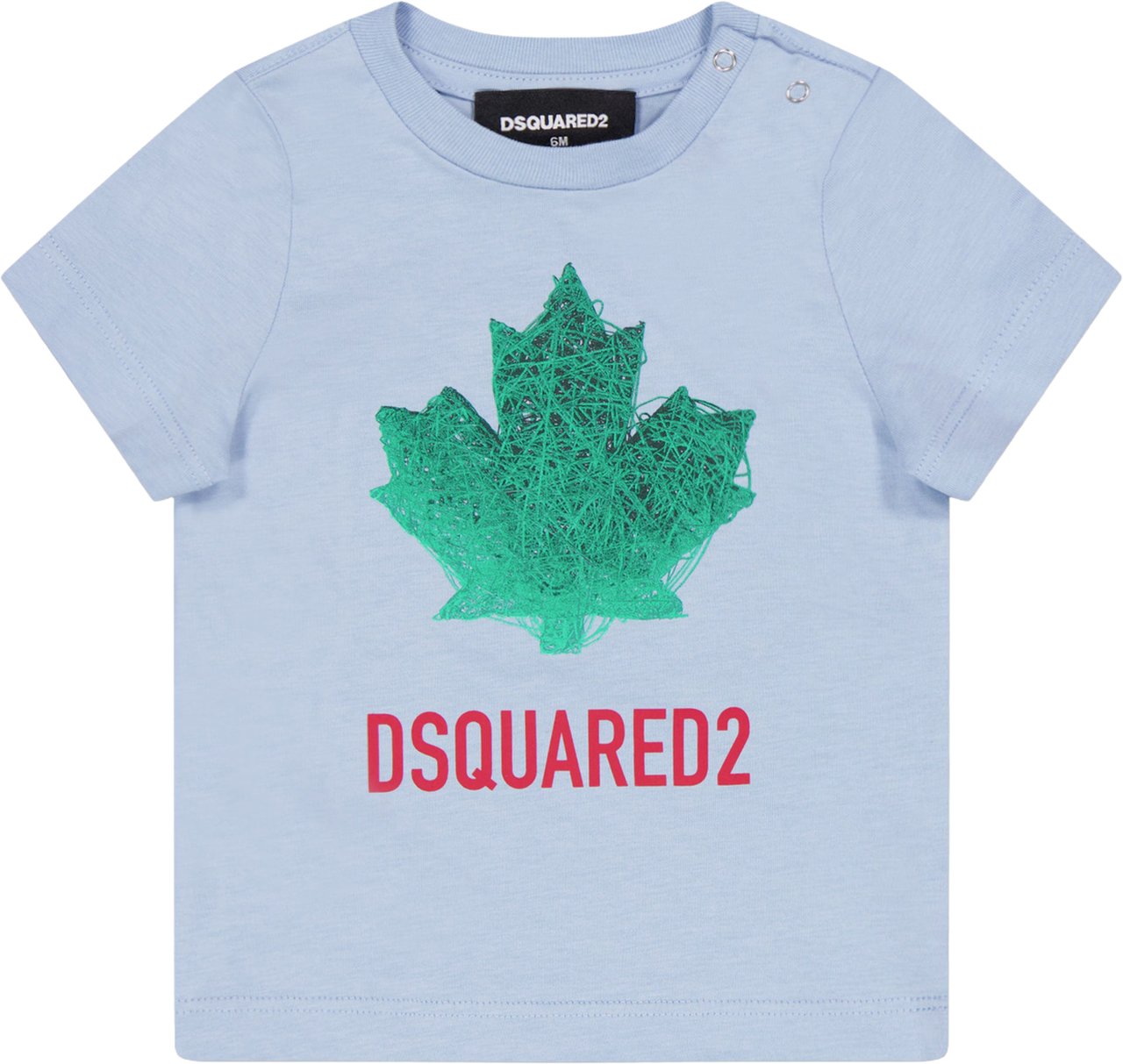 Dsquared2 Baby Jongens T-Shirt In Licht Blauw Blauw