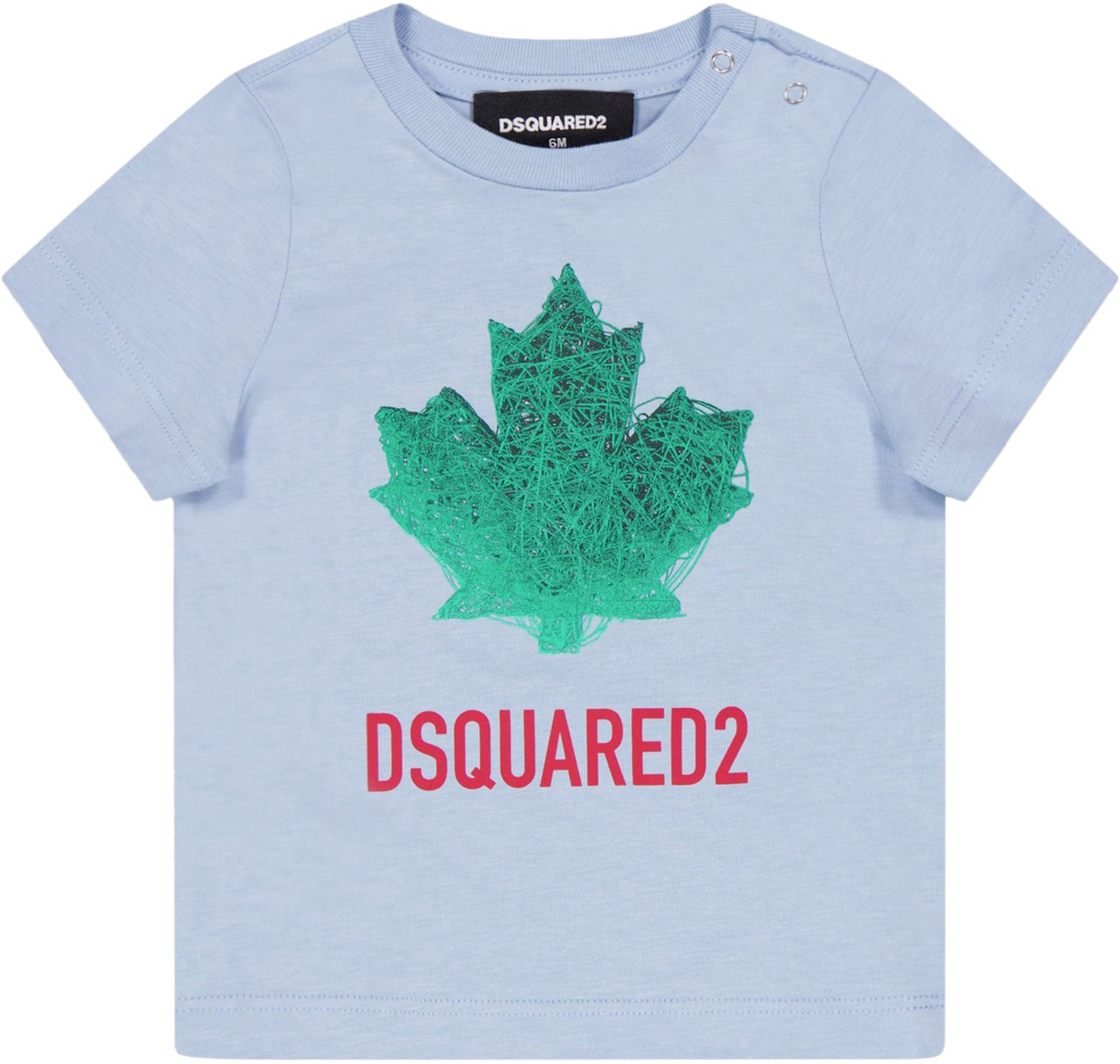 Dsquared2 Dsquared2 Baby Jongens T-Shirt In Licht Blauw Blauw