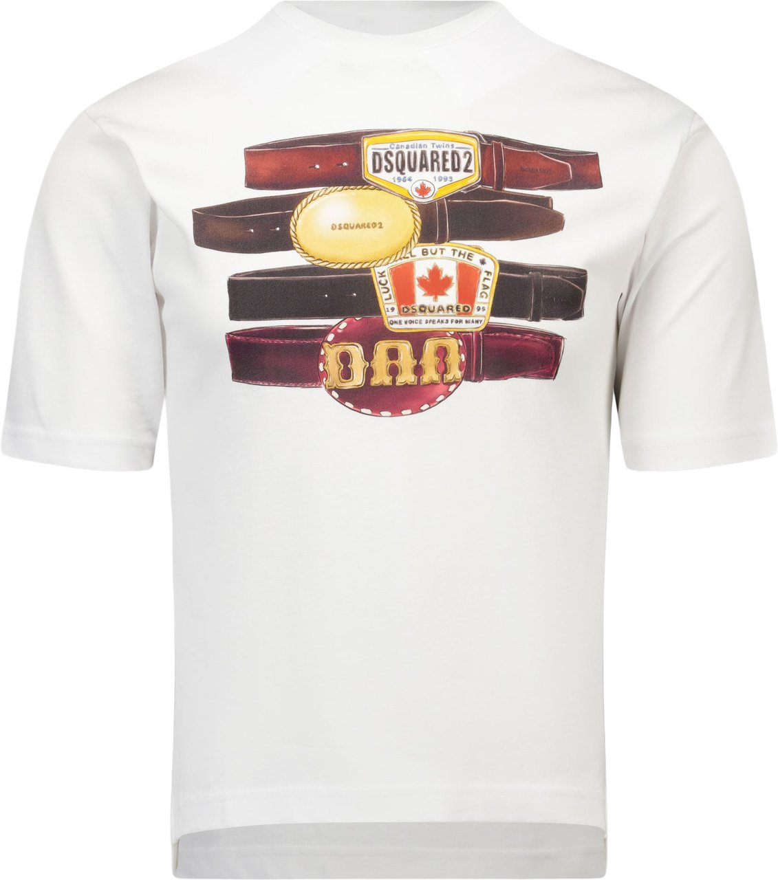 Dsquared2 Kinder Unisex T-Shirt In Wit Wit