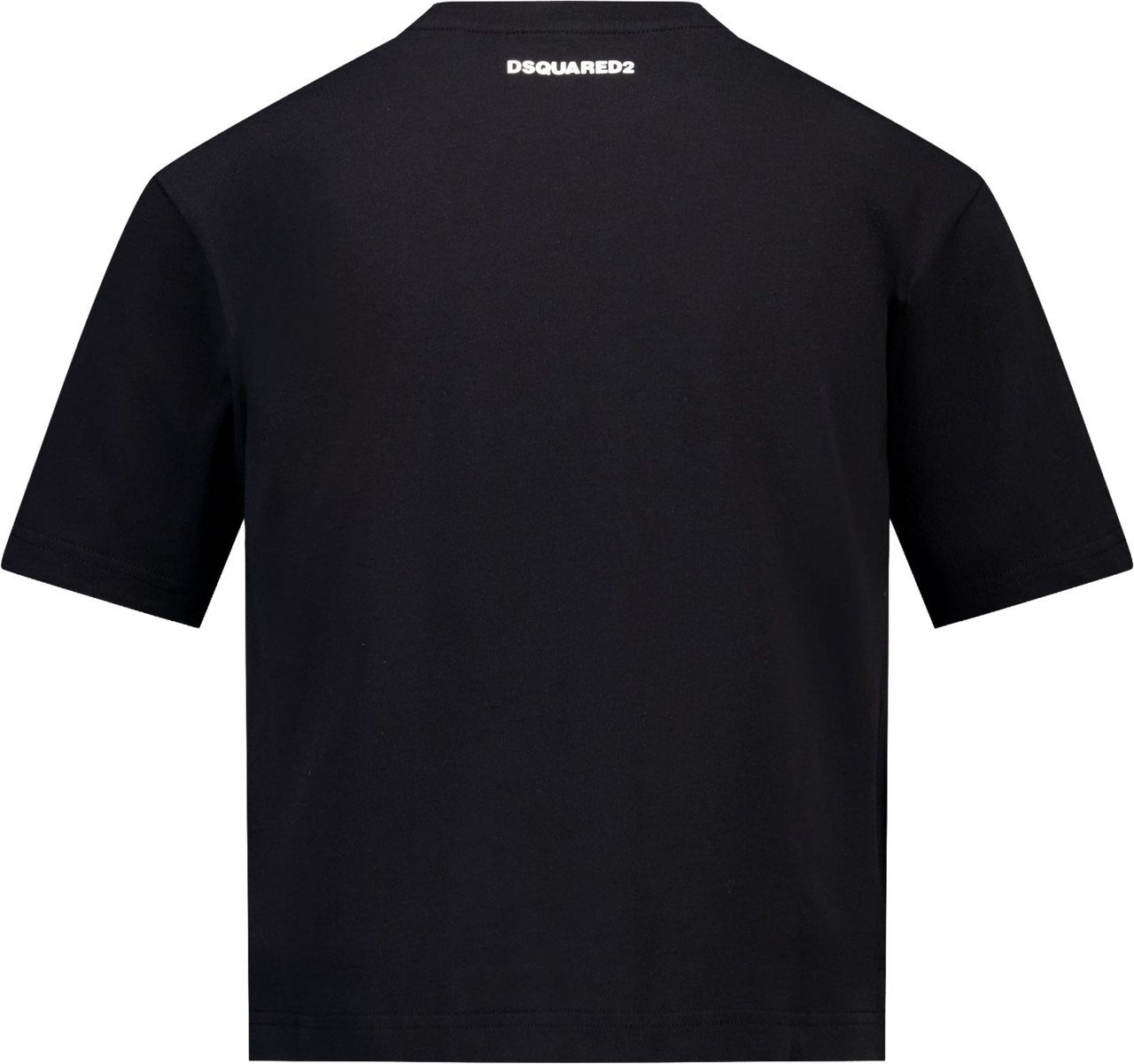 Dsquared2 Kinder Unisex T-Shirt In Zwart Zwart