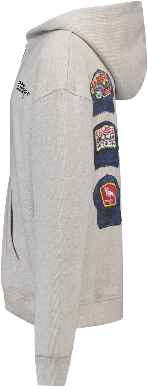 Dsquared2 Dsquared2 Kinder Unisex Vest In Licht Grijs Grijs