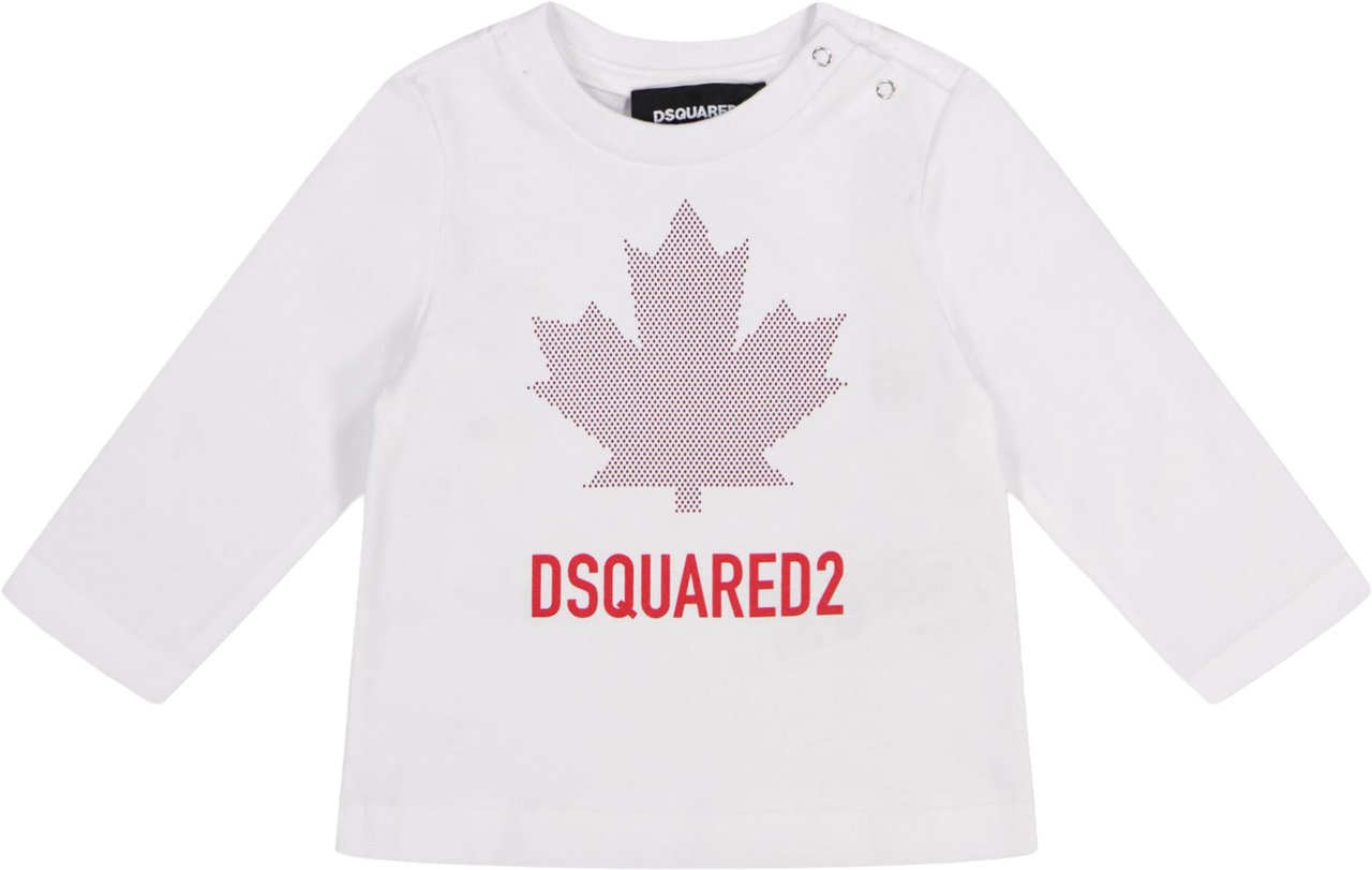 Dsquared2 Baby Jongens T-Shirt In Wit Wit