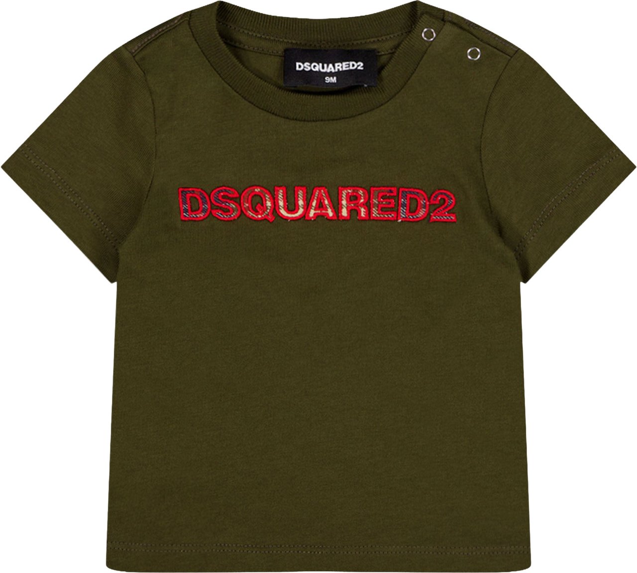 Dsquared2 Baby Jongens T-Shirt In Army Groen