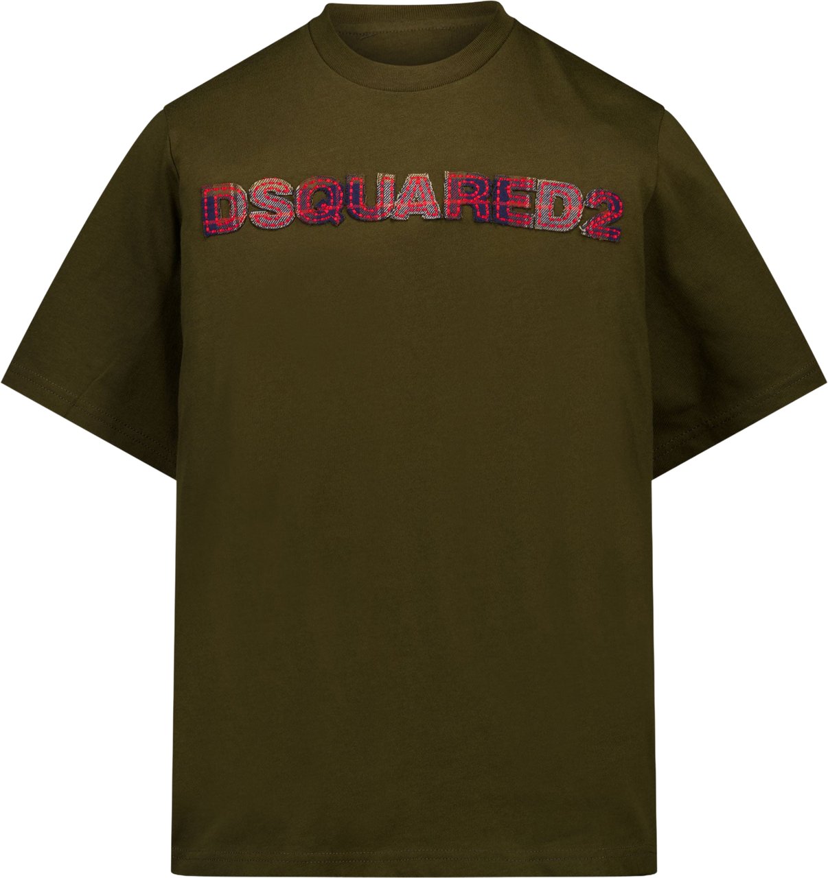Dsquared2 Kinder Jongens T-Shirt In Army Groen