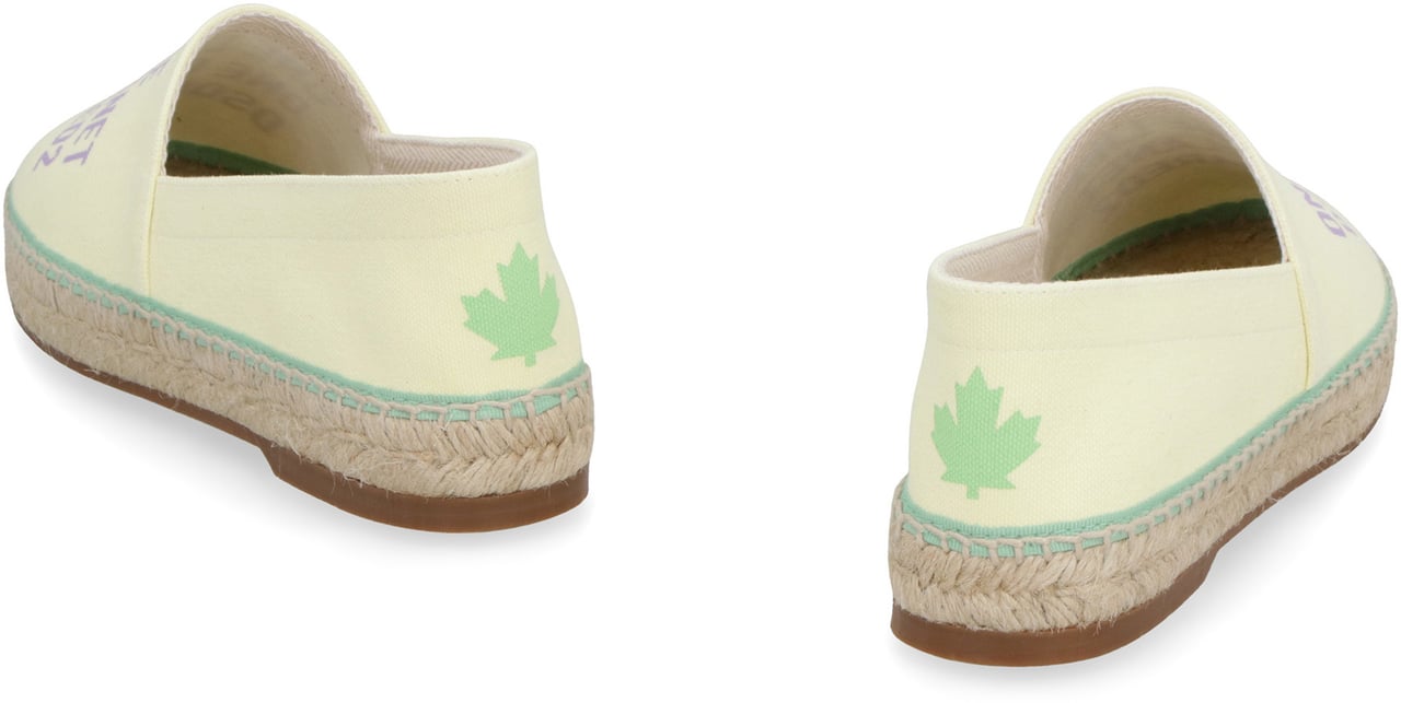 Dsquared2 Canvas espadrilles Geel