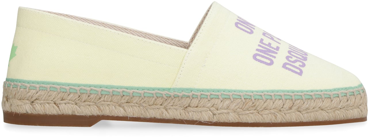 Dsquared2 Canvas espadrilles Geel