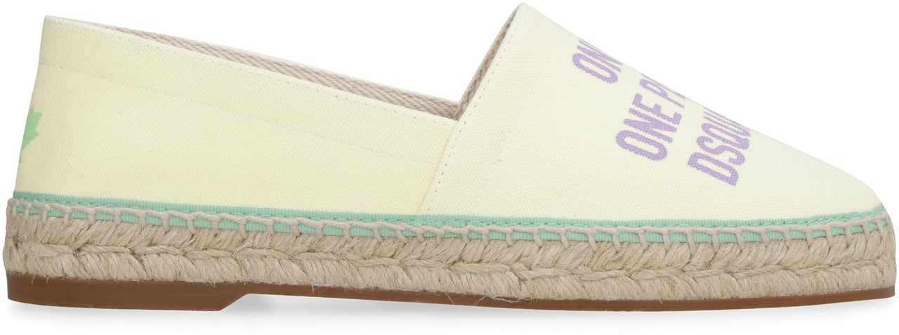 Dsquared2 Canvas espadrilles Geel
