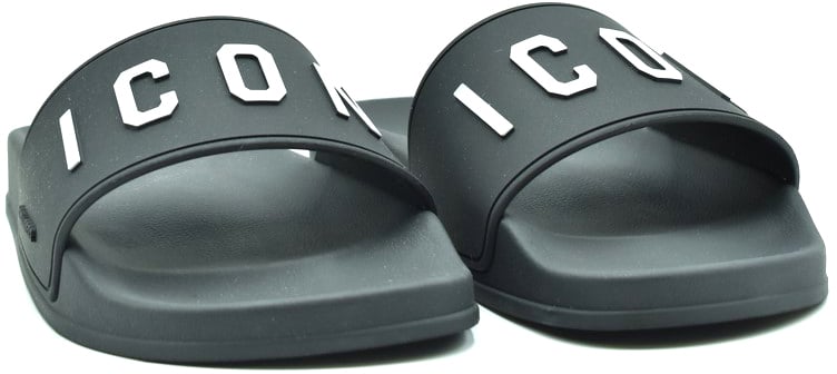 Dsquared2 DSQUARED2 Black Sandals Zwart