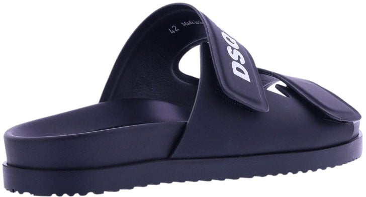 Dsquared2 Heren Flat Sandals Zwart