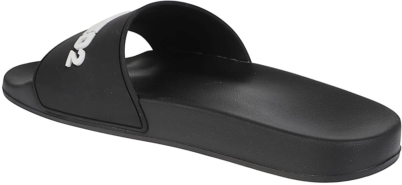 Dsquared2 Logo Slides Black Zwart