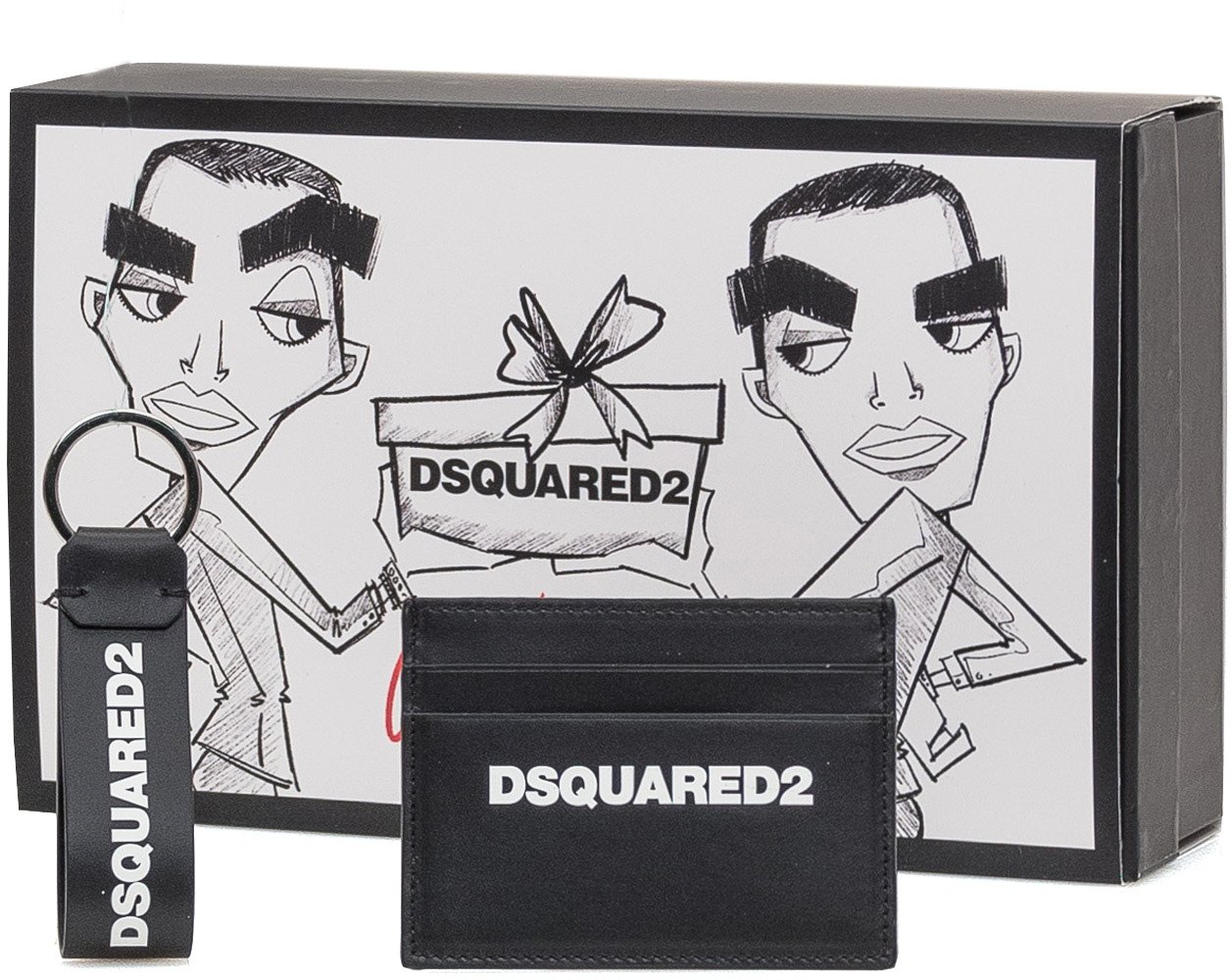Dsquared2 Portacarte e Portachiavi Dsquared2 Zwart