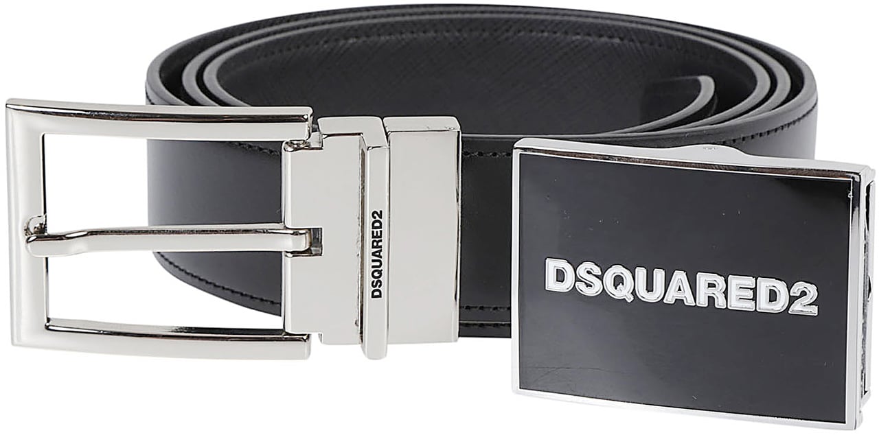 Dsquared2 4 In 1 Belt Black Zwart