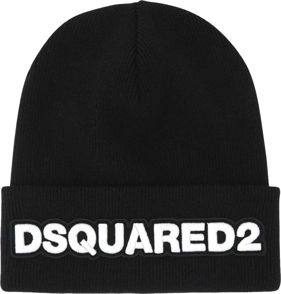Dsquared2 Hats Nero+Bianco Zwart