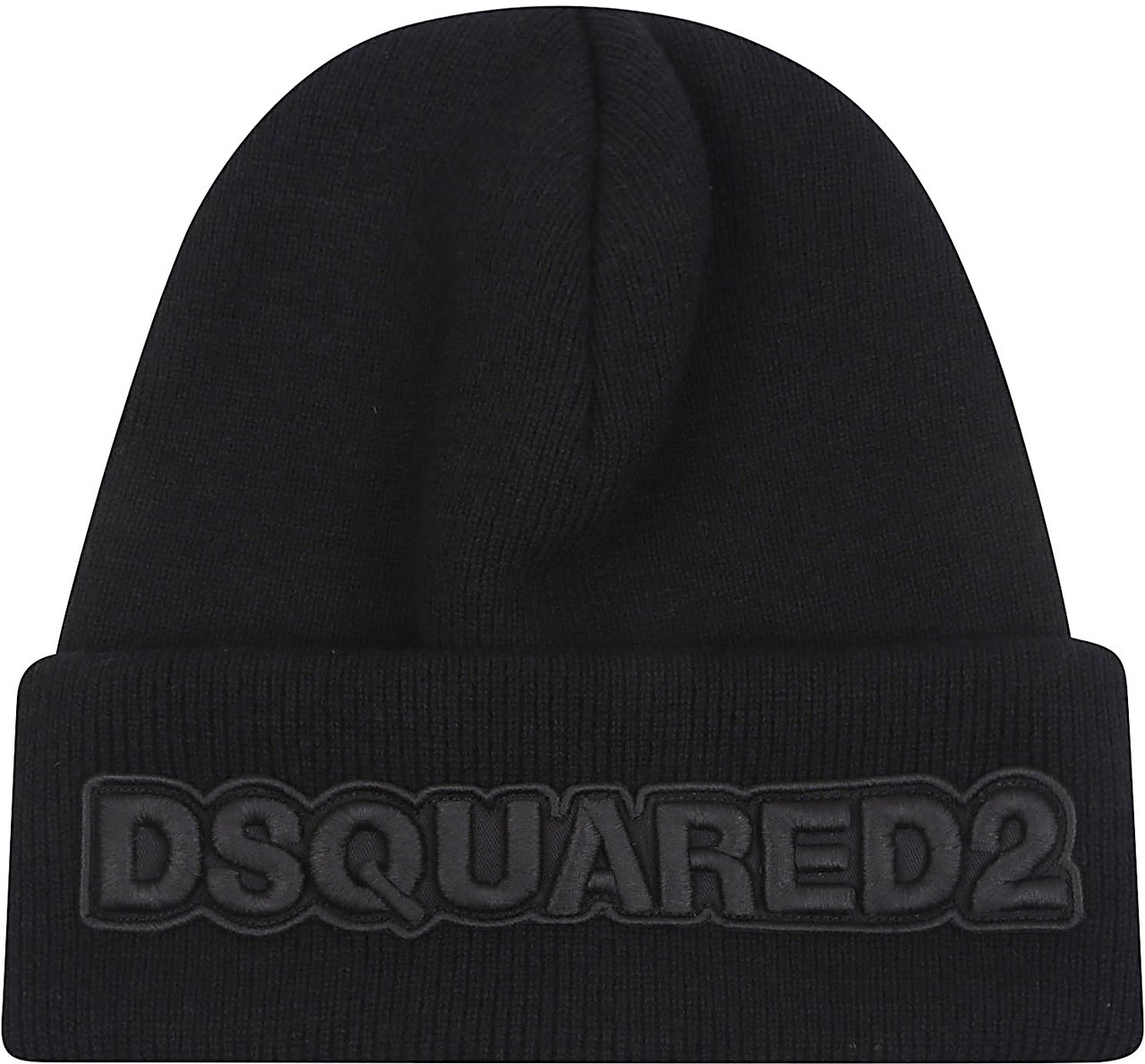 Dsquared2 Logo Beanie Black Zwart