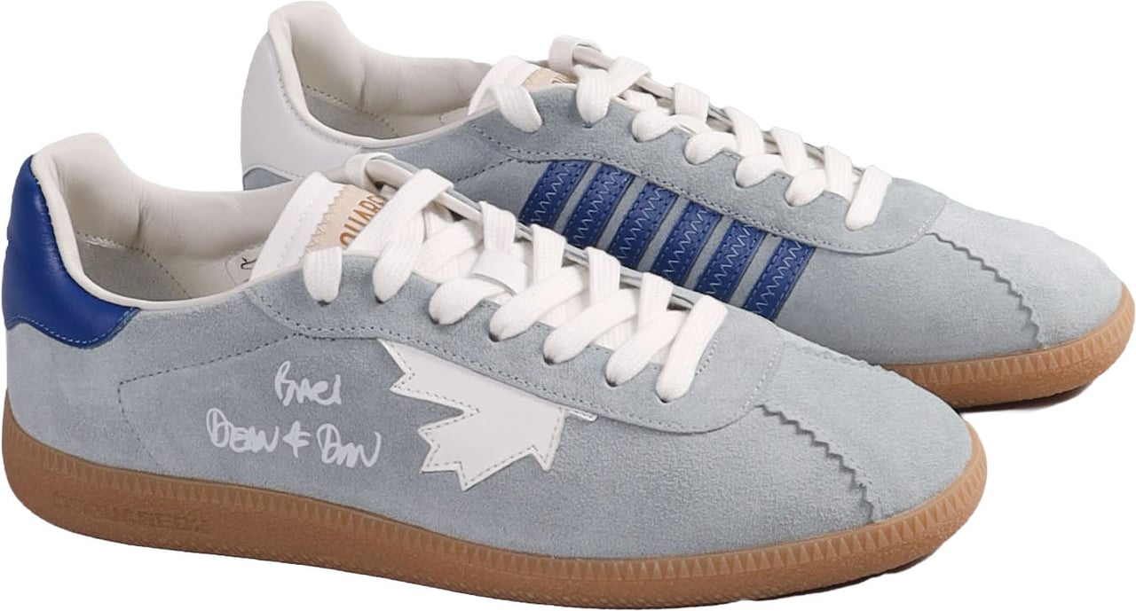 Dsquared2 Rebel Low top Blauw Lichtgrijs