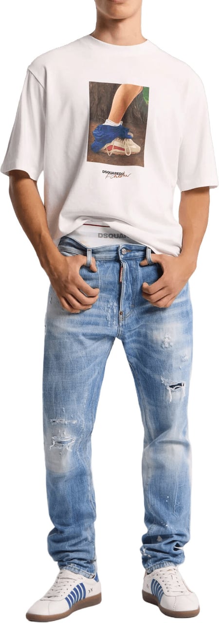 Dsquared2 Teddy Jean Marineblauw Blauw
