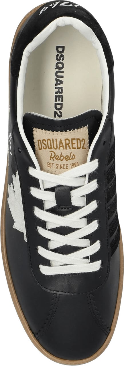 Dsquared2 REBELS SNEAKERS Zwart
