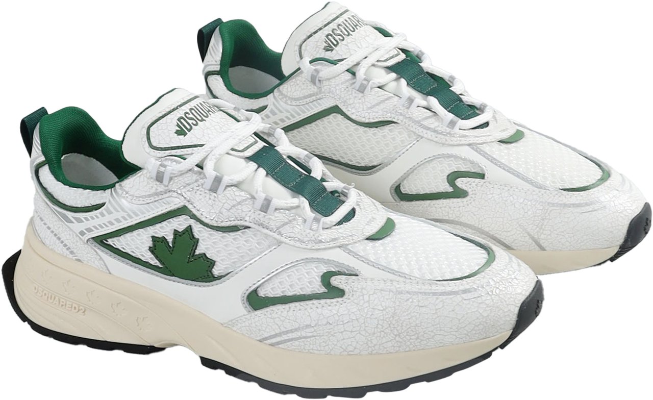 Dsquared2 RUNNER SNEAKERS WHITE DESSIN 2 Wit