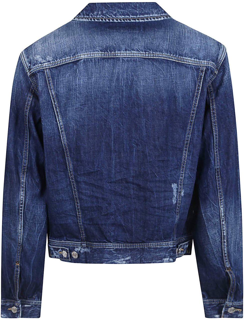 Dsquared2 Be Cool Be Nice Wash L.a. Jacket Blue Blauw
