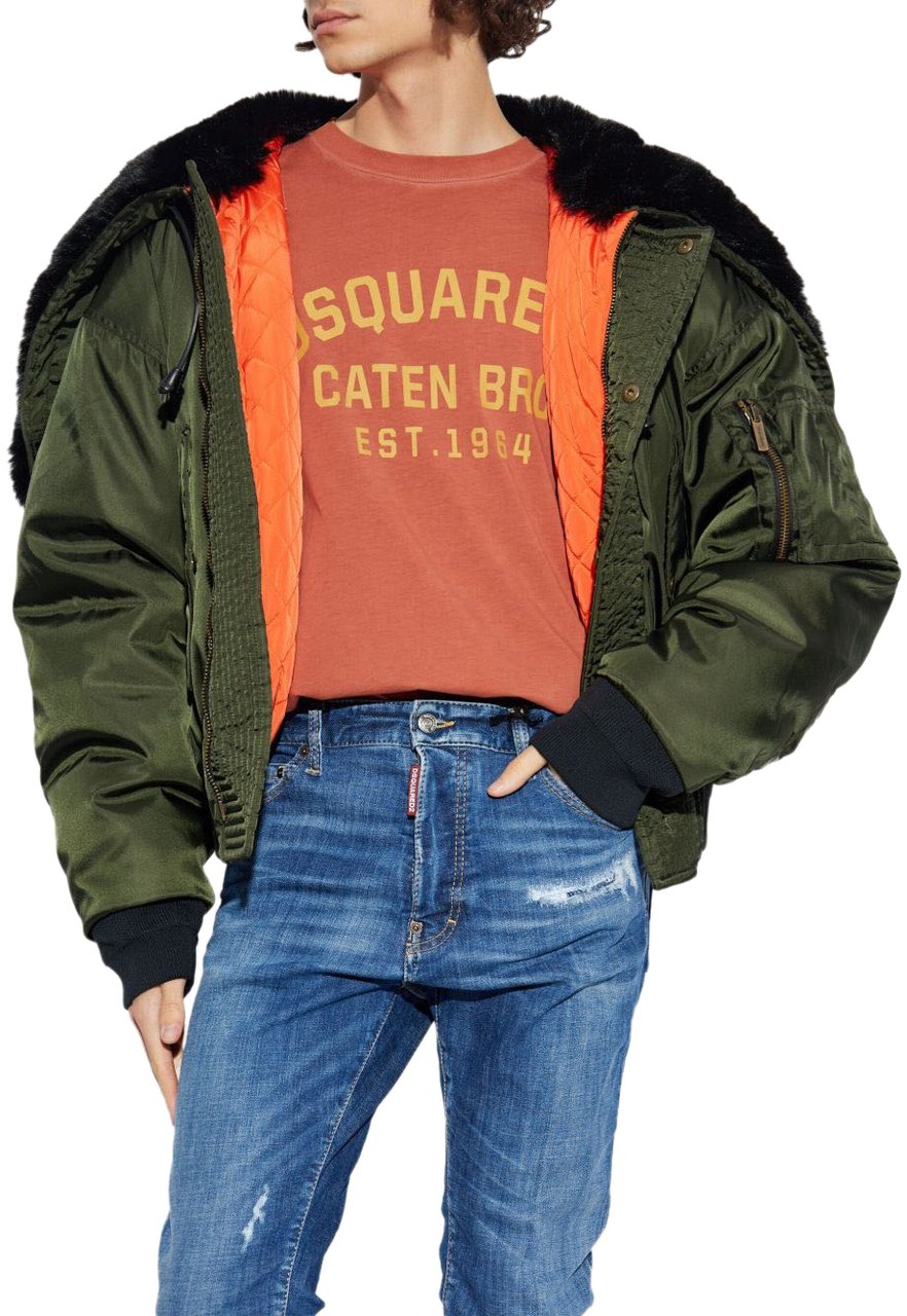 Dsquared2 Coats Kaki Bruin