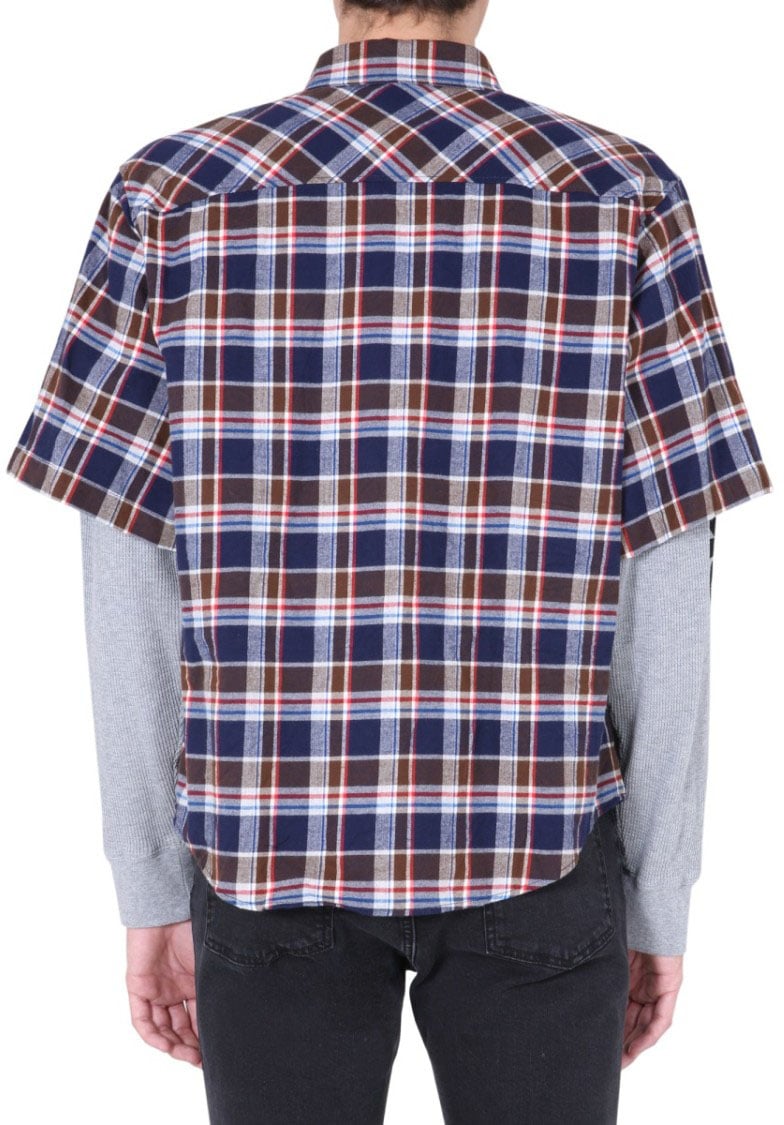 Dsquared2 Double-Sleeve Casual Shirt With Classic Collar Grijs