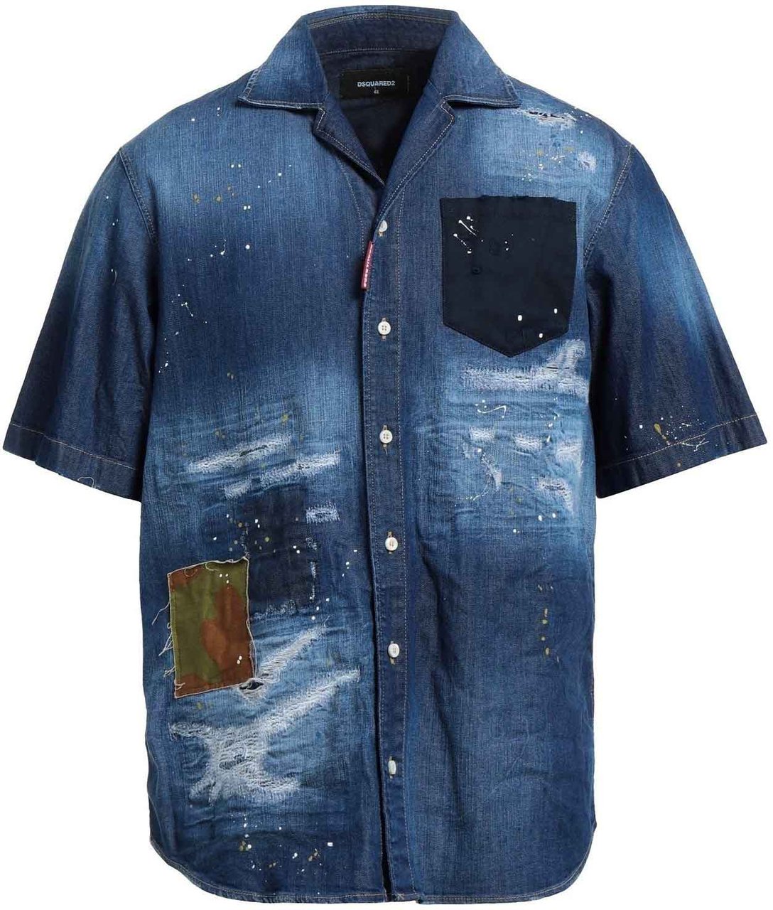 Dsquared2 Dsquared2 Denim Shirt Blauw