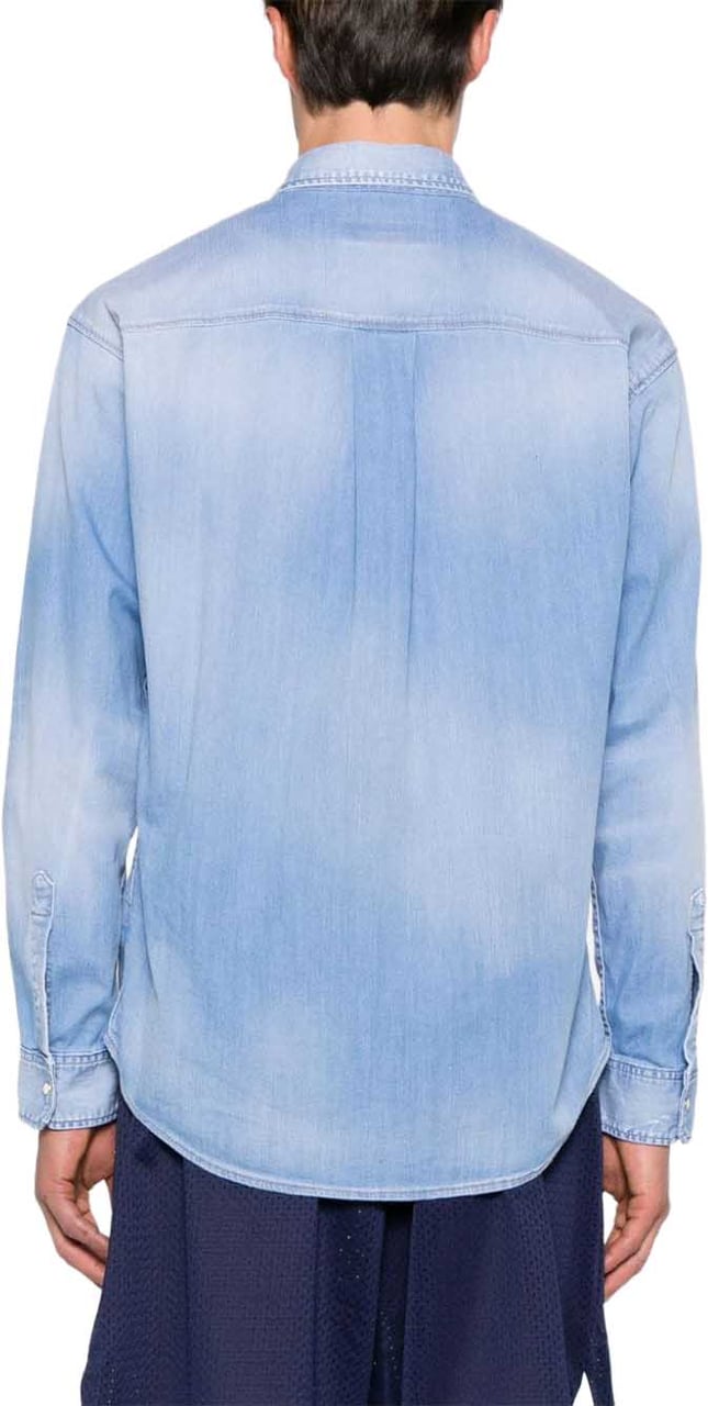 Dsquared2 Shirts Blue Lichtblauw