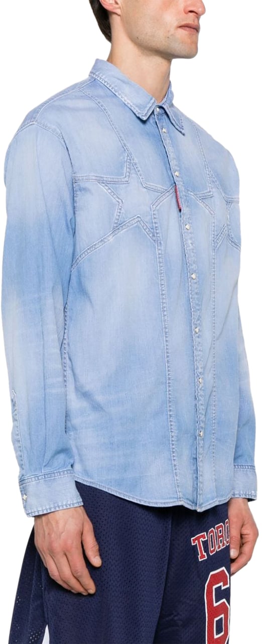 Dsquared2 Shirts Blue Blauw