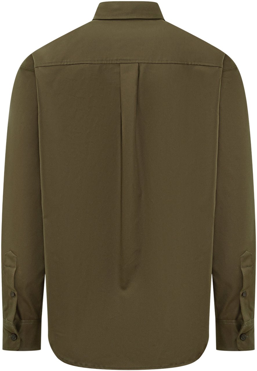 Dsquared2 Dsquared2 Camicia in Cotone con Tasche Frontali Groen