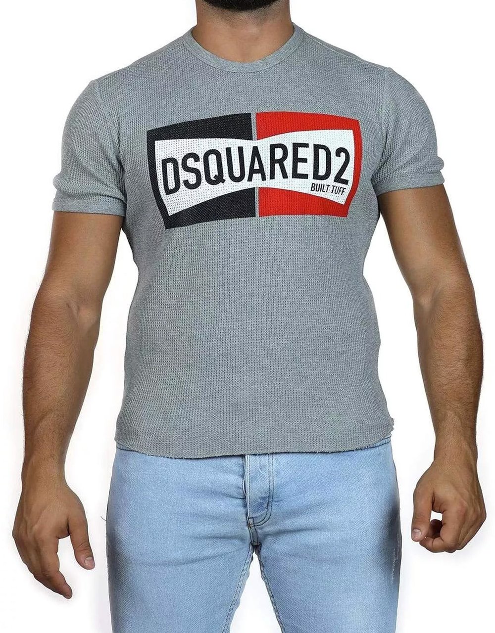 Dsquared2 Dsquared2 Two Tone Logo T-Shirt Grijs
