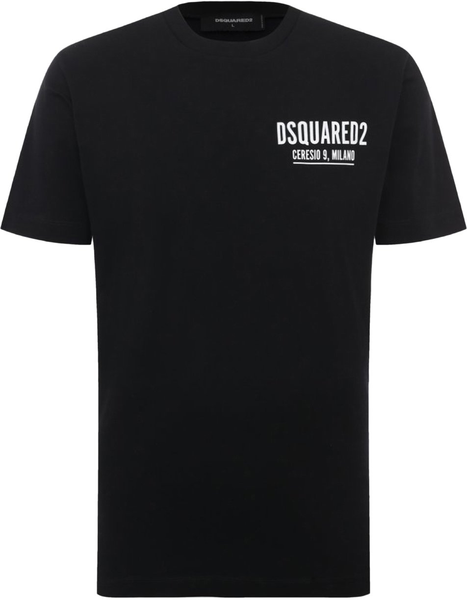 Dsquared2 Ceresio 9 Cool Fit Logo T-shirt Zwart