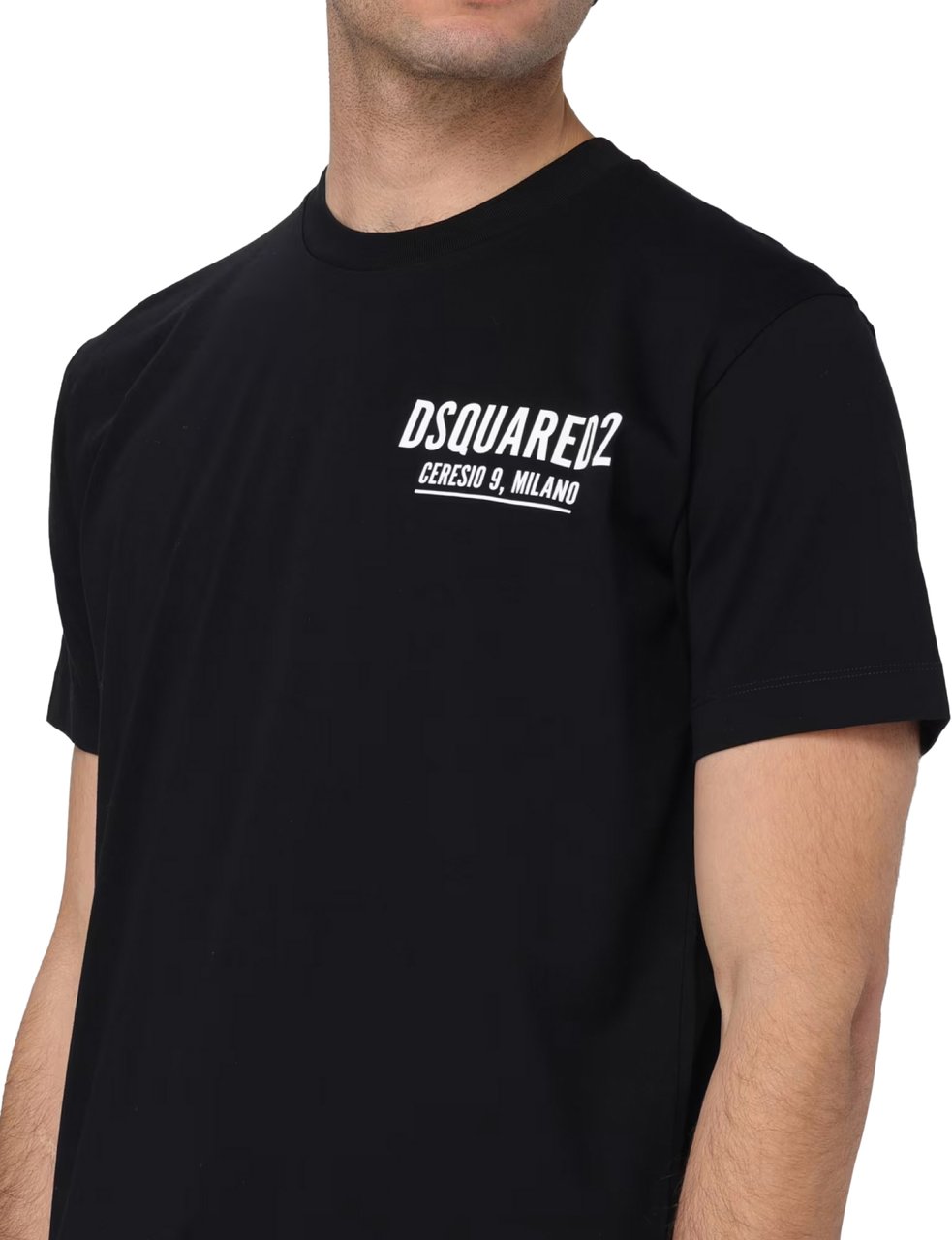 Dsquared2 Ceresio 9 Cool Fit Logo T-shirt Zwart