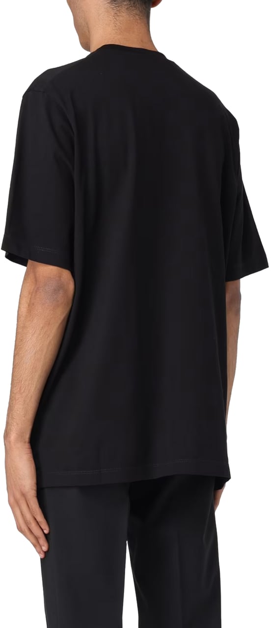 Dsquared2 Slouch Fit Logo T-shirt Zwart