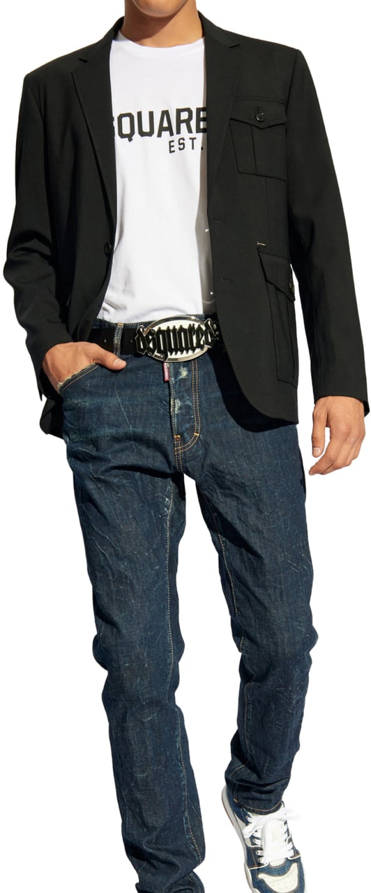 Dsquared2 Cool Fit Logo T-shirt Wit