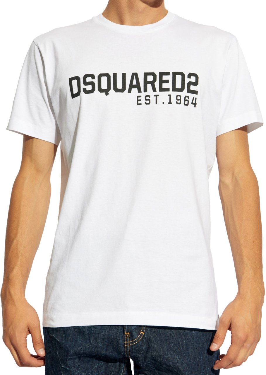 Dsquared2 Cool Fit Logo T-shirt Wit