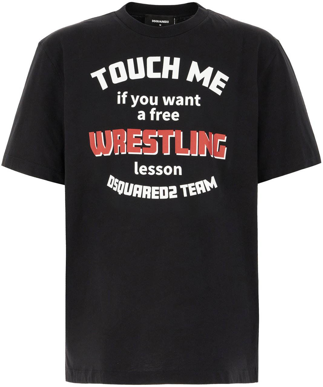 Dsquared2 Dsquared2 Black cotton t-shirt Zwart